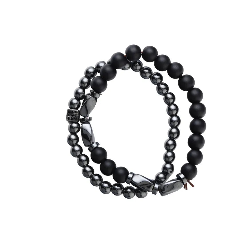 Geometric Bracelets Men Beaded Bracelets