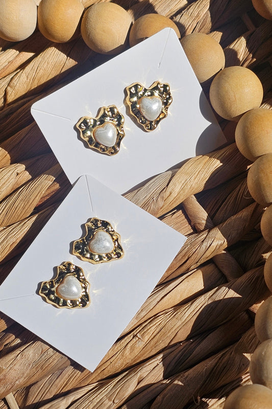 Vintage Style Heart Gold Plated