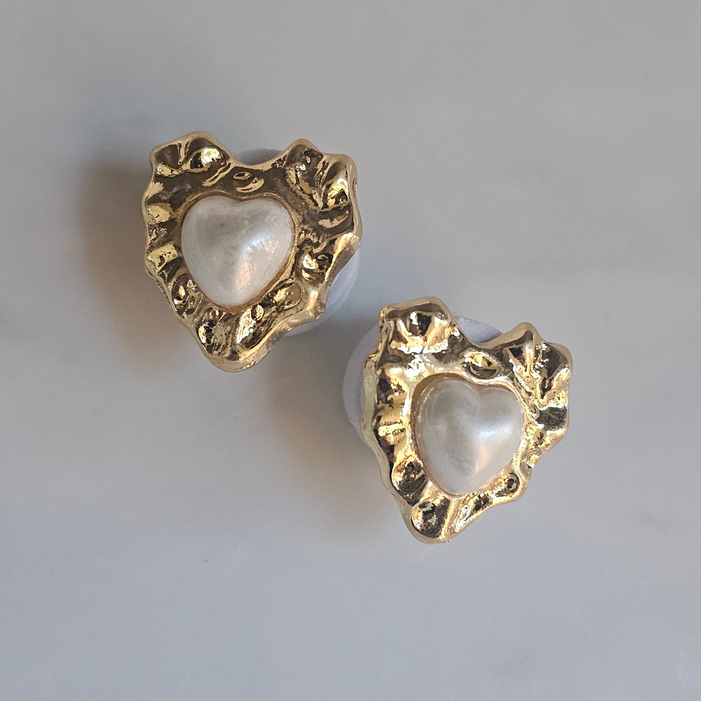 Vintage Style Heart Gold Plated
