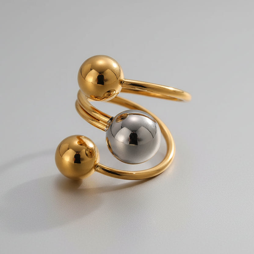 Coated Real Gold PlatedOpen Rings
