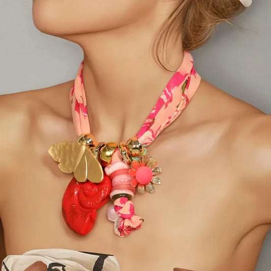 Bohemian Necklace Metal Butterfly