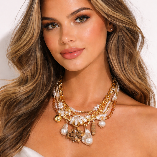 Multi-Layer Pearl Necklace