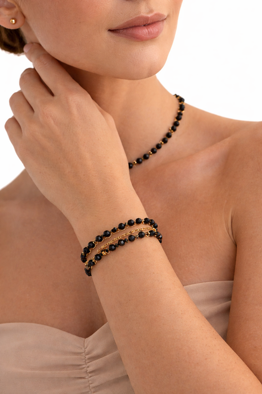 18K Gold Plated Beaded Chain