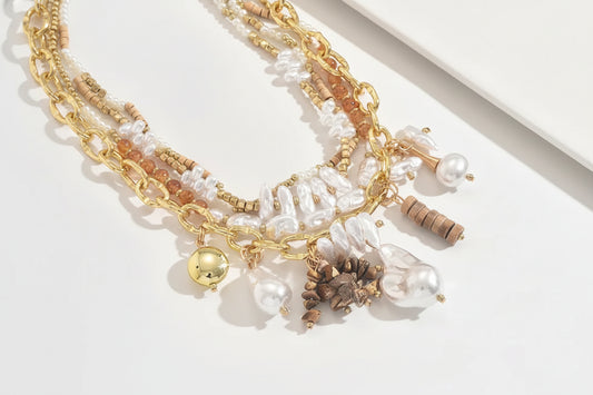 Multi-Layer Pearl Necklace