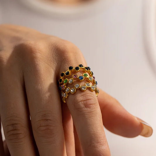 Coated Real Gold Plated C Shape