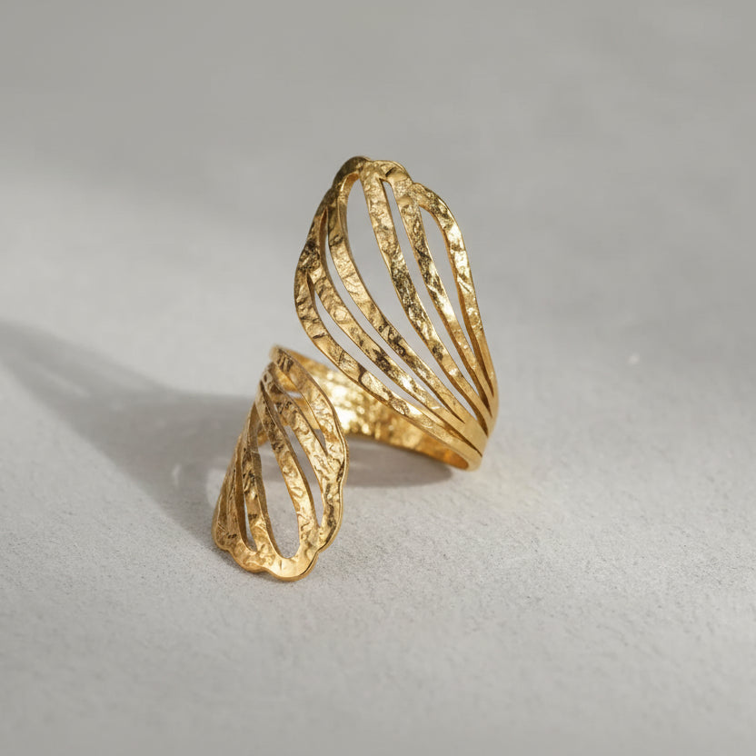 Coated Real Gold PlatedOpen Rings